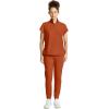 Healing Hands Scrubs for Women Scrub Top with Zip Stand Collar 360° Stretch HH752(Warm Sunrise)