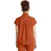 Healing Hands Scrubs for Women Scrub Top with Zip Stand Collar 360° Stretch HH752(Warm Sunrise)