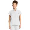 Healing Hands Scrubs for Women Scrub Top with Zip Stand Collar 360° Stretch HH752(White Gardenia)