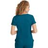 Healing Hands Scrubs for Women Y-Neck Jane Modern Fit, Triple Stitch Detail, 2 Pockets, 2-Way Stretch & Shirttail Hem – 2167(Caribbean)