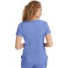 Healing Hands Scrubs for Women Y-Neck Jane Modern Fit, Triple Stitch Detail, 2 Pockets, 2-Way Stretch & Shirttail Hem – 2167(Ceil)