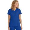 Healing Hands Scrubs for Women Y-Neck Jane Modern Fit, Triple Stitch Detail, 2 Pockets, 2-Way Stretch & Shirttail Hem – 2167(Galaxy Blue)