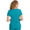 Healing Hands Scrubs for Women Y-Neck Jane Modern Fit, Triple Stitch Detail, 2 Pockets, 2-Way Stretch & Shirttail Hem – 2167(Teal)
