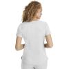 Healing Hands Scrubs for Women Y-Neck Jane Modern Fit, Triple Stitch Detail, 2 Pockets, 2-Way Stretch & Shirttail Hem – 2167(White)