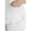 Healing Hands Scrubs for Women Y-Neck Jane Modern Fit, Triple Stitch Detail, 2 Pockets, 2-Way Stretch & Shirttail Hem – 2167(White)