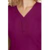 Healing Hands Scrubs for Women Y-Neck Jane Modern Fit, Triple Stitch Detail, 2 Pockets, 2-Way Stretch & Shirttail Hem – 2167(Wine)