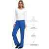 Healing Hands Taylor Women’s Pants Mid Rise with 2 Pockets & Back Elastic Waistband 9095(Galaxy Blue)