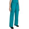 Healing Hands Taylor Women’s Pants Mid Rise with 2 Pockets & Back Elastic Waistband 9095(Teal)