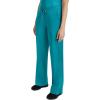 Healing Hands Taylor Women’s Pants Mid Rise with 2 Pockets & Back Elastic Waistband 9095(Teal)