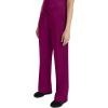 Healing Hands Taylor Women’s Pants Mid Rise with 2 Pockets & Back Elastic Waistband 9095(Wine)