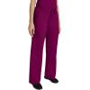 Healing Hands Taylor Women’s Pants Mid Rise with 2 Pockets & Back Elastic Waistband 9095(Wine)