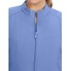 Healing Hands Women’s Scrub Jacket, Zip-Up Front with 2-Way Stretch Comfort & Big Kangaroo Pockets 5038(Ceil)