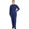 Healing Hands Women’s Scrub Jacket, Zip-Up Front with 2-Way Stretch Comfort & Big Kangaroo Pockets 5038(Navy)