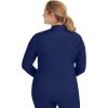 Healing Hands Women’s Scrub Jacket, Zip-Up Front with 2-Way Stretch Comfort & Big Kangaroo Pockets 5038(Navy)