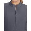 Healing Hands Women’s Scrub Jacket, Zip-Up Front with 2-Way Stretch Comfort & Big Kangaroo Pockets 5038(Pewter)