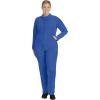 Healing Hands Women’s Scrub Jacket, Zip-Up Front with 2-Way Stretch Comfort & Big Kangaroo Pockets 5038(Royal)