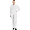 Healing Hands Women’s Scrub Jacket, Zip-Up Front with 2-Way Stretch Comfort & Big Kangaroo Pockets 5038(White)