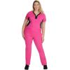 Healing Hands Women’s Scrub Pant Tori Cargo Bottoms with 5 Pockets and 2-Way Stretch Fabric 9133(Shocking Pink)