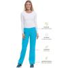 Healing Hands Women’s Scrub Pant Tori Cargo Bottoms with 5 Pockets and 2-Way Stretch Fabric 9133(Turquoise)