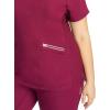 Healing Hands Womens Scrub Top 3 Pocket V-Neck Lightweight Breathable Fabric Scrub Tops for Women HH360 2284 Serena(Wine)