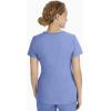 Healing Hands Women’s Scrub Top V-Neck with 2 Pockets, 2-Way Stretch, and Yoga Knit Side Panels for Slim Fit- 2245(Ceil)