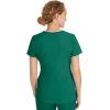 Healing Hands Women’s Scrub Top V-Neck with 2 Pockets, 2-Way Stretch, and Yoga Knit Side Panels for Slim Fit- 2245(Hunter)