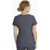 Healing Hands Women’s Scrub Top V-Neck with 2 Pockets, 2-Way Stretch, and Yoga Knit Side Panels for Slim Fit- 2245(Pewter)