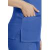 Healing Hands Women’s Scrub Top V-Neck with 2 Pockets, 2-Way Stretch, and Yoga Knit Side Panels for Slim Fit- 2245(Royal)