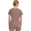 Healing Hands Women’s Scrub Top V-Neck with 2 Pockets, 2-Way Stretch, and Yoga Knit Side Panels for Slim Fit- 2245(Santa Fe Tan)