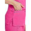 Healing Hands Women’s Scrub Top V-Neck with 2 Pockets, 2-Way Stretch, and Yoga Knit Side Panels for Slim Fit- 2245(Shocking Pink)