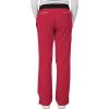 Healing Hands Womens Scrubs Pants 6 Pocket HH360 9151 Nisha Waistband Drawstring Premium Scrub Pant Athletic Design(Red)