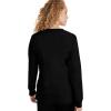 Healing Hands Women’s Snap Front Scrub Jacket Daisy 2-Way Stretch Uniform 5063(Black)