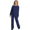 Healing Hands Women’s Snap Front Scrub Jacket Daisy 2-Way Stretch Uniform 5063(Navy)