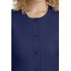 Healing Hands Women’s Snap Front Scrub Jacket Daisy 2-Way Stretch Uniform 5063(Navy)