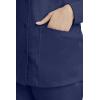 Healing Hands Women’s Snap Front Scrub Jacket Daisy 2-Way Stretch Uniform 5063(Navy)
