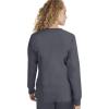 Healing Hands Women’s Snap Front Scrub Jacket Daisy 2-Way Stretch Uniform 5063(Pewter)