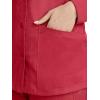 Healing Hands Women’s Snap Front Scrub Jacket Daisy 2-Way Stretch Uniform 5063(Red)