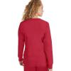 Healing Hands Women’s Snap Front Scrub Jacket Daisy 2-Way Stretch Uniform 5063(Red)