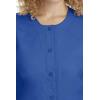 Healing Hands Women’s Snap Front Scrub Jacket Daisy 2-Way Stretch Uniform 5063(Royal)