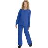 Healing Hands Women’s Snap Front Scrub Jacket Daisy 2-Way Stretch Uniform 5063(Royal)