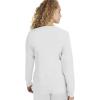 Healing Hands Women’s Snap Front Scrub Jacket Daisy 2-Way Stretch Uniform 5063(White)