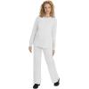Healing Hands Women’s Snap Front Scrub Jacket Daisy 2-Way Stretch Uniform 5063(White)