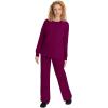Healing Hands Women’s Snap Front Scrub Jacket Daisy 2-Way Stretch Uniform 5063(Wine)