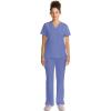 Healing Hands Women’s Tops V-Neck Scrub Top Tuck-in with Welt Chest Pocket HH755(Ceil)