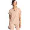 Healing Hands Women’s Tops V-Neck Scrub Top Tuck-in with Welt Chest Pocket HH755(Desert Taupe)