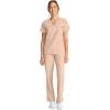 Healing Hands Women’s Tops V-Neck Scrub Top Tuck-in with Welt Chest Pocket HH755(Desert Taupe)