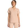 Healing Hands Women’s Tops V-Neck Scrub Top Tuck-in with Welt Chest Pocket HH755(Desert Taupe)