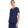 Healing Hands Women’s Tops V-Neck Scrub Top Tuck-in with Welt Chest Pocket HH755(Navy)