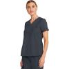 Healing Hands Women’s Tops V-Neck Scrub Top Tuck-in with Welt Chest Pocket HH755(Pewter)