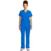 Healing Hands Women’s Tops V-Neck Scrub Top Tuck-in with Welt Chest Pocket HH755(Royal)
